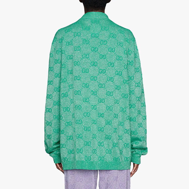 (WMNS) Gucci GG Sparkling Wool Cardigan 'Mint' 599271-XKA5X-3136