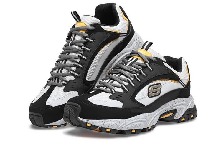 Skechers Stamina Low Running Shoes Black 51286-BKGY