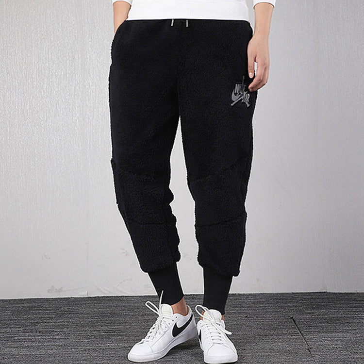 Air Jordan Athleisure Casual Sports Stay Warm Long Pants Black CJ7782-010