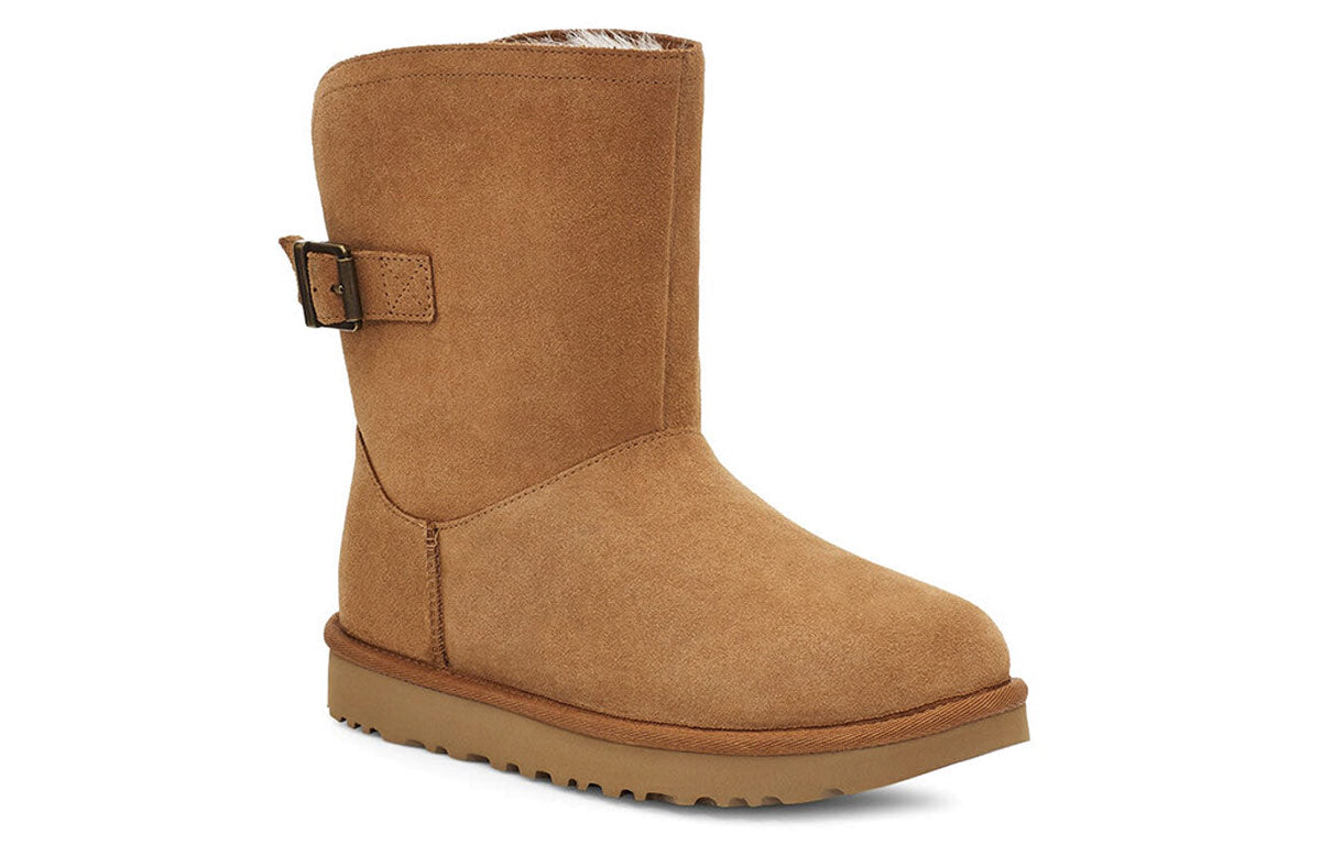 (WMNS) UGG Chantel Side Buckle Brown 1119151-CHE