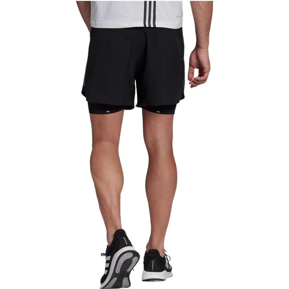 adidas Designed 4 Running Two-in-One Shorts 'Black' H58579