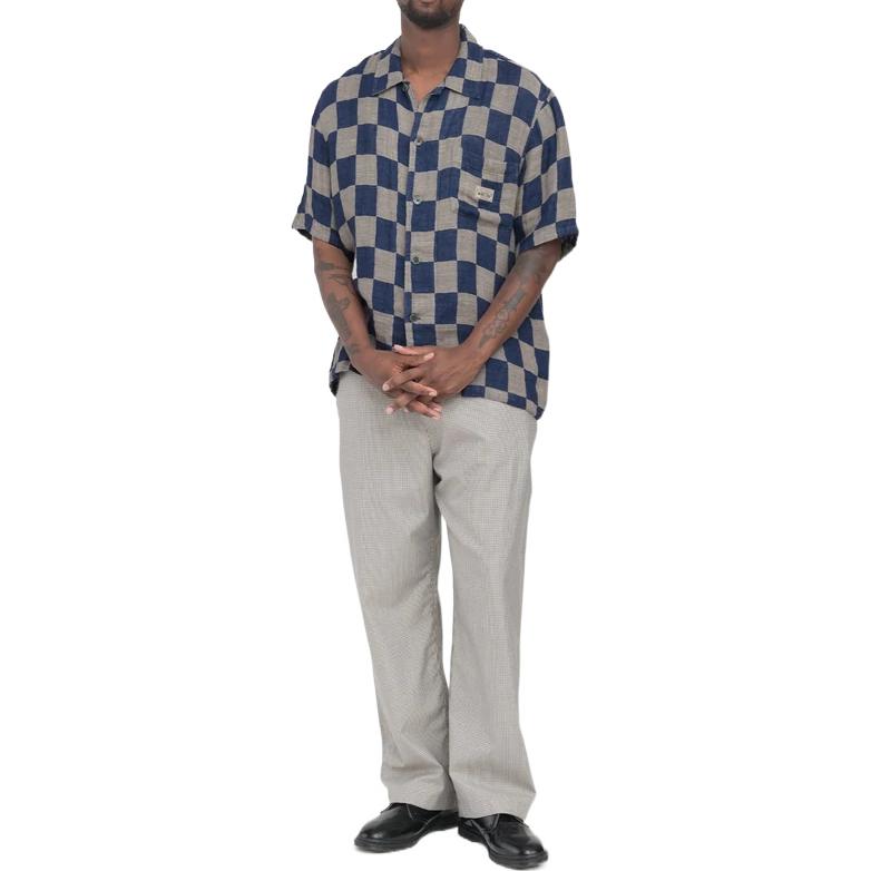 Stussy x OUR LEGACY Work Shop Box Shirt Shortsleeve 'Grey Blue' WS2222BBG