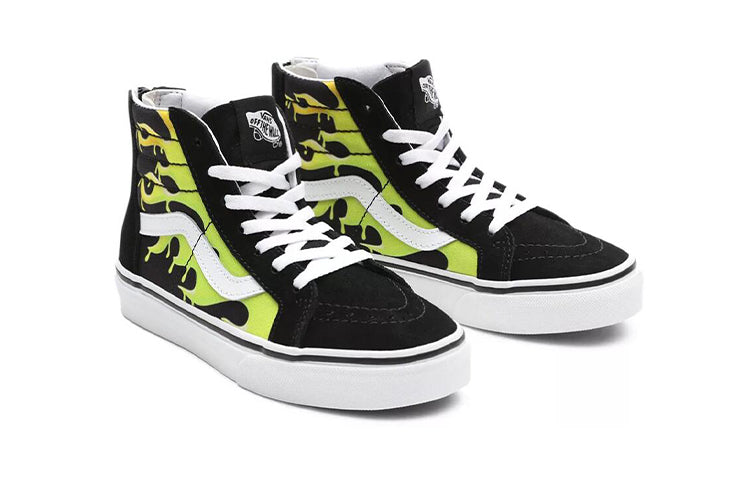 Vans Sk8-hi K Shoes Black/Green VN0A4UI431M