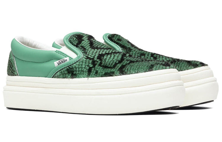Vans Vault Slip-On Super ComfyCush LX Green snakeskin 'Green Black' VN0A4U3I26G