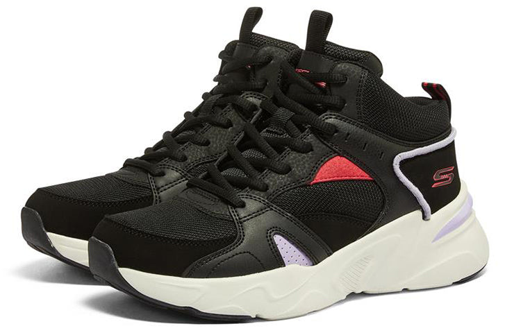 (WMNS) Skechers Bobs Bamina 'Black' 117048-BKMT