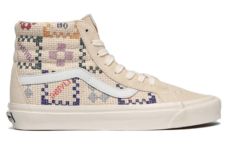 (WMNS) Vans SK8-Hi 38 DX Shoes 'Beige Multi' VN0A5KRT2VZ