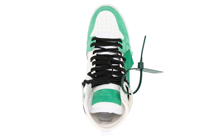 Off-White Vulcanized High-Top 'Green White' OMIA225F22LEA0010155
