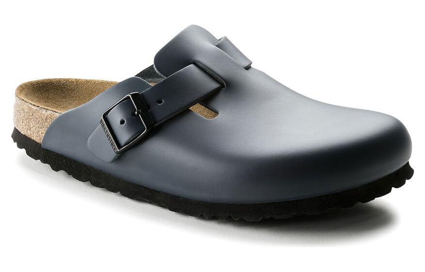 Birkenstock Boston Natural Leather 'Blue' 0060151