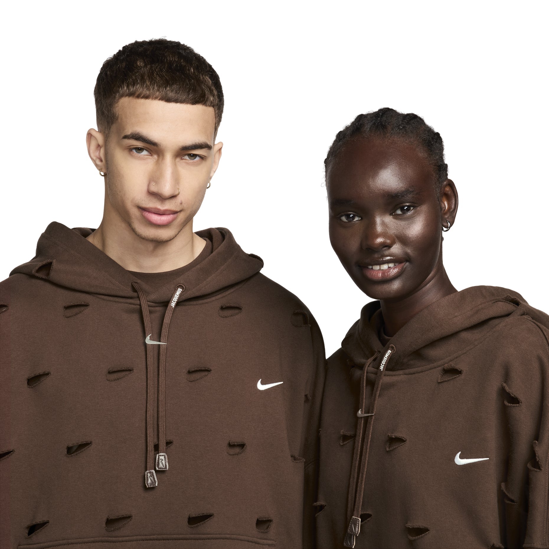 Nike x Jacquemus Swoosh Hoodie (Asia Sizing) 'Cacao Wow' FJ3482-259