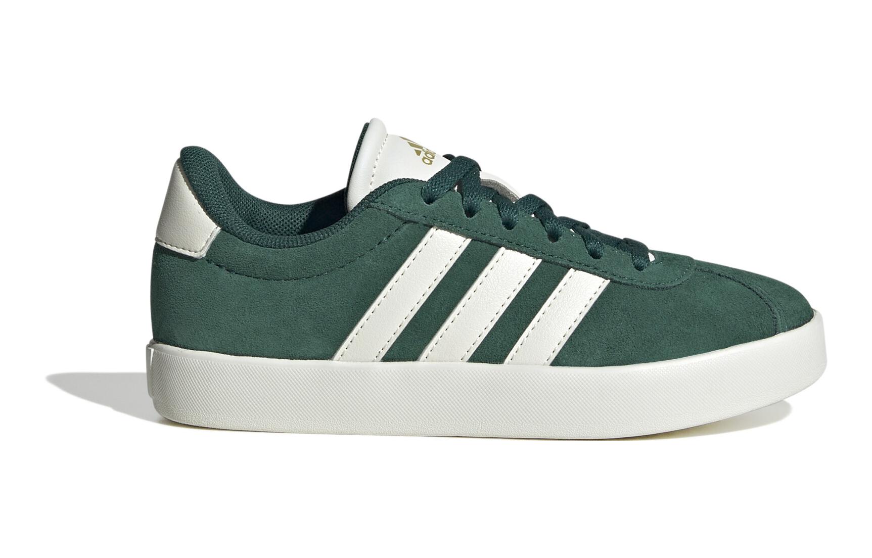 (GS) adidas VL Court 3.0 'Green Beige Gold' ID6309