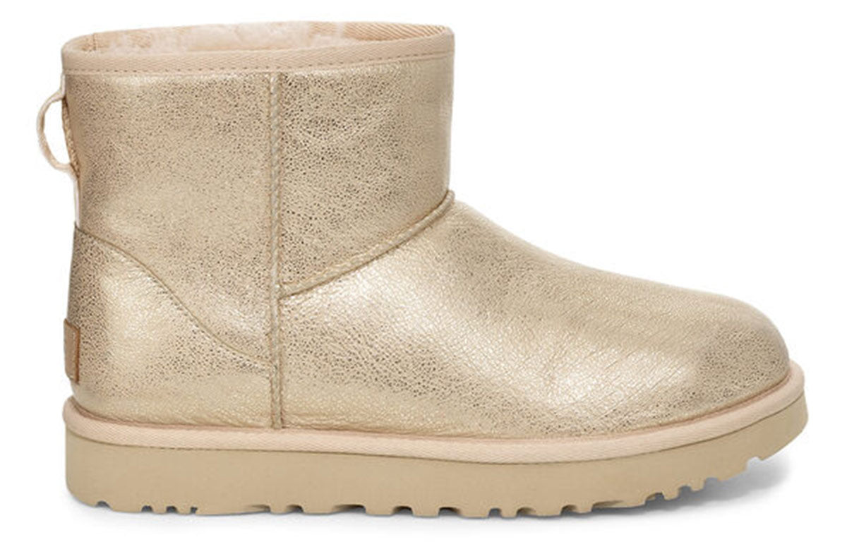 (WMNS) UGG Classic Mini II Iridescent 'Gold' 1112417-GOLD