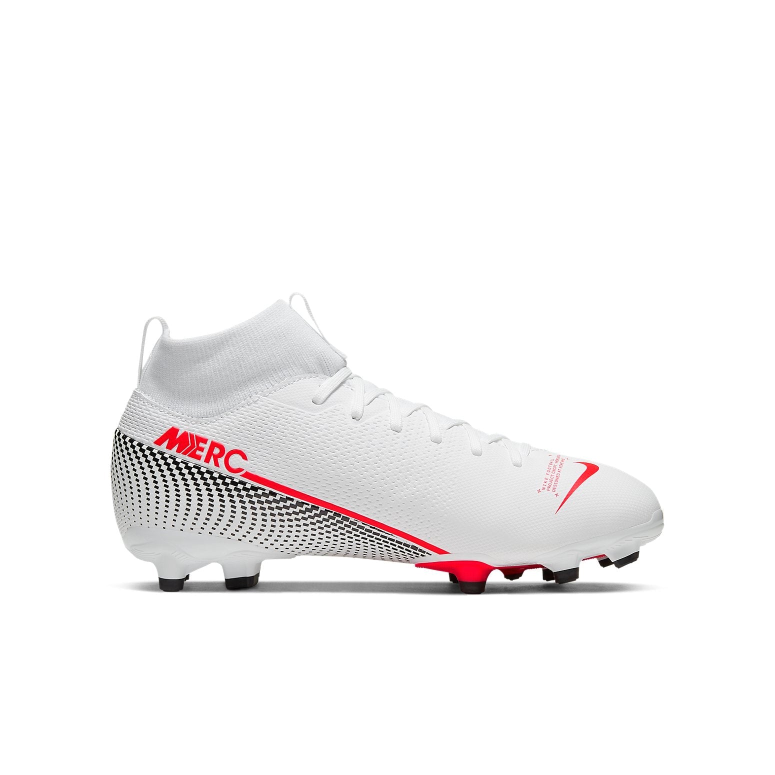 (GS) Nike Mercurial Superfly 7 Academy MG 'White Crimson' AT8120-160
