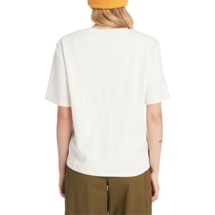 (WMNS) Timberland Mini Tree Logo T-Shirt 'White' A6HQS-CM9