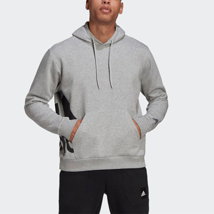 adidas Casual Training Sports Fleece Lined Gray GC7287