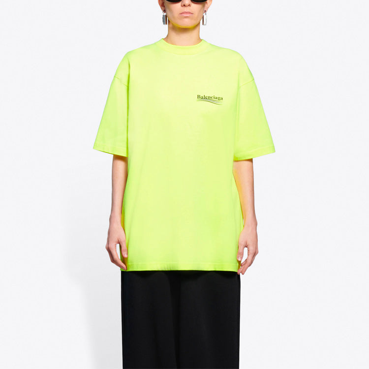 Balenciaga Political Campaign Logo Yellow 641655TJVF77110