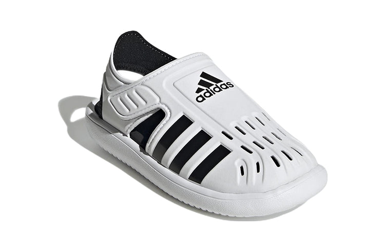 (GS) adidas Summer Closed Toe Water Sandal 'White Black' GW0387