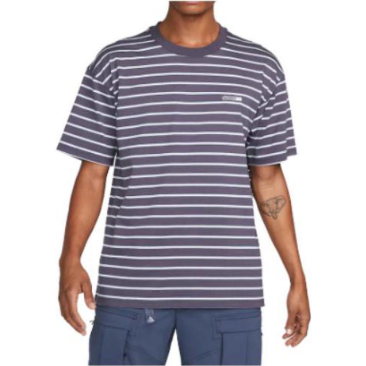 Nike ACG Stripes T-Shirt 'Purple White' FB8130-015