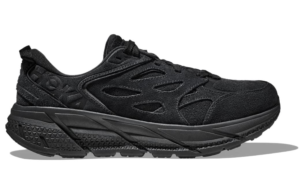 HOKA ONE ONE Clifton L Suede 'Triple Black' 1122571-BBLC