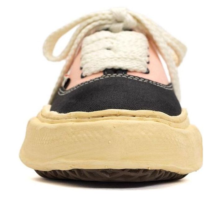 Maison MIHARA YASUHIRO Baker VL OG Sole Canvas Low 'Black Pink' A11FW721-BLKPNK