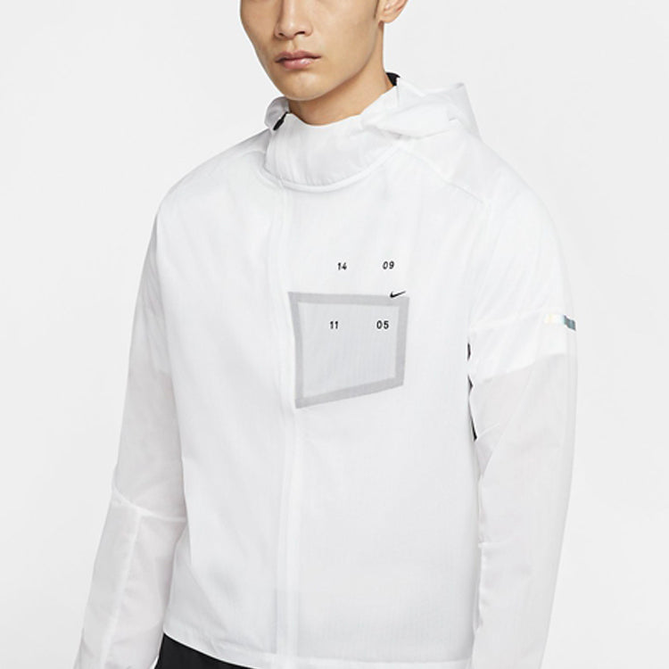 Men's Nike Tech Pack Running Logo White Jacket CT2382-100