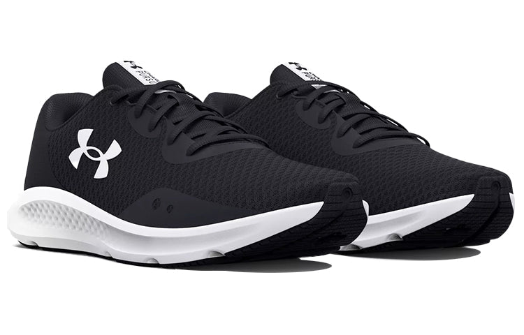 (WMNS) Under Armour Charged Pursuit 3 'Black White' 3024889-001