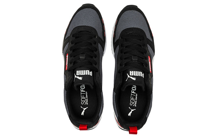 PUMA R78 Trainers Black/Grey 373117-05