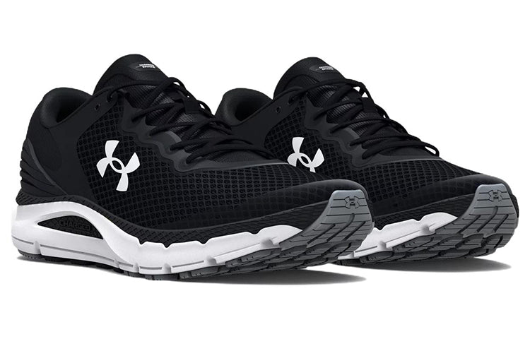 (WMNS) Under Armour Charged Intake 5 'Black White' 3023564-001