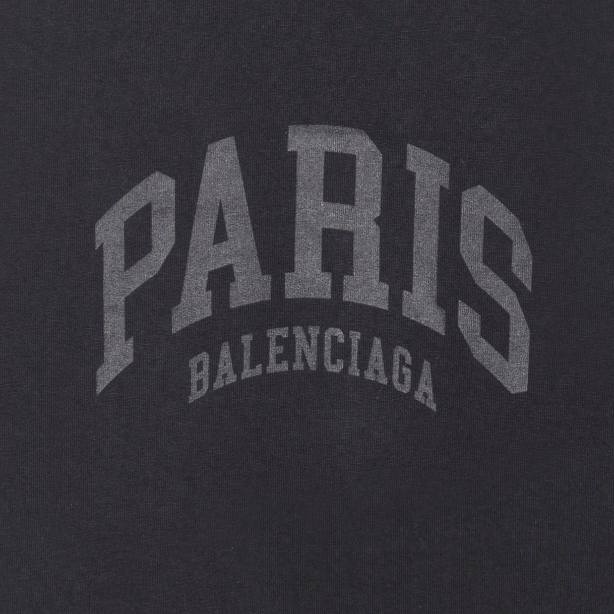 Balenciaga Cities Paris T-Shirt Medium Fit 'Nero' 612966TLVL71069