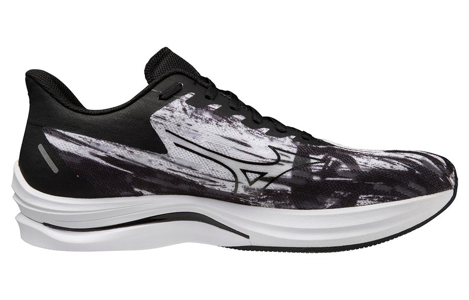 Mizuno Wave Rebellion Sonic 'White Black Paint Stroke' J1GC239201
