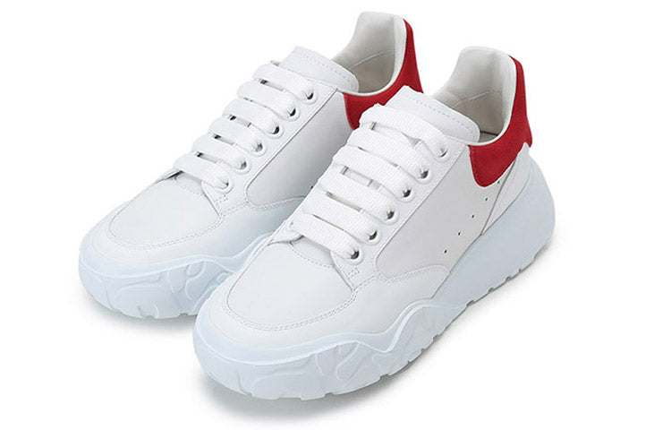 (WMNS) Alexander McQueen Court Trainer 'White Red' 633915WHZ969676