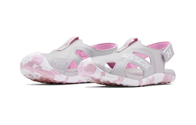 (PS) Under Armour Fat Tire Defender Sandal 'Pink Camo' 3023783-101