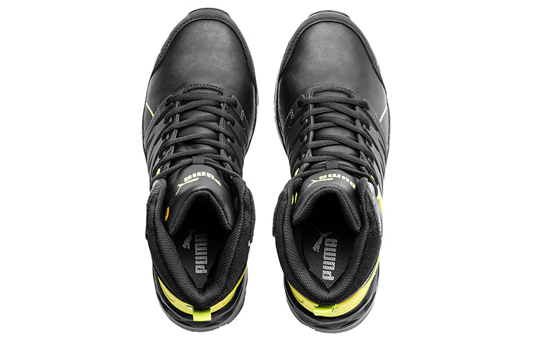 PUMA Velocity 2.0 Yellow Mid S3 ESD HRO SRC 'Black Yellow' 929712-01