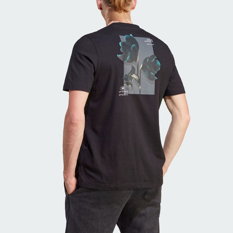 adidas Sportswear City Escape Split-Hem T-Shirt 'Black' II3479