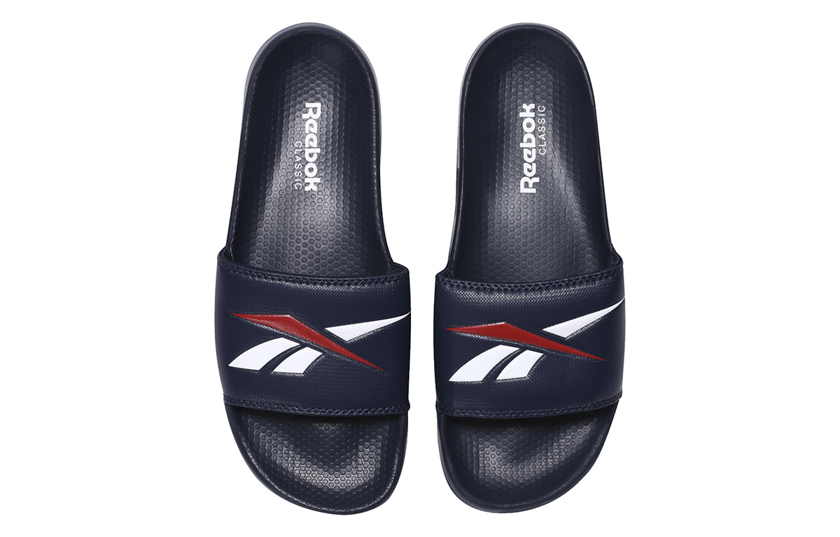 Reebok Classic Slide Cozy Non-Slip Sports Slippers Blue Red CN0211