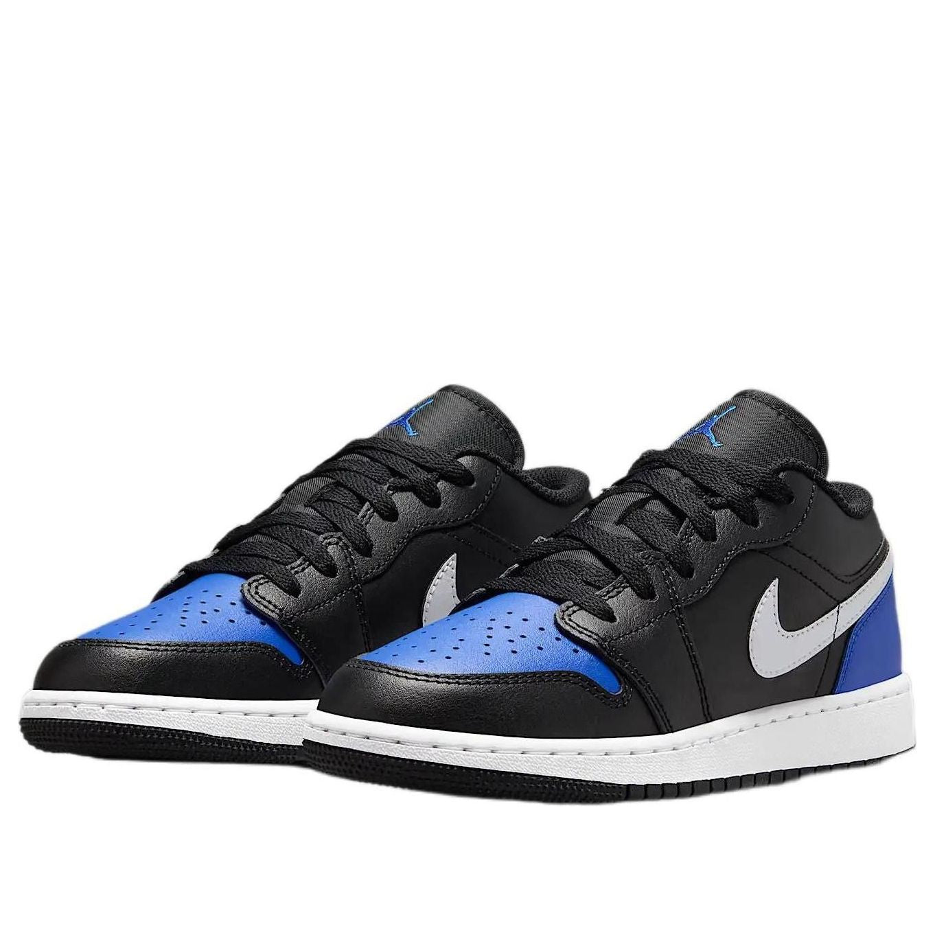 (GS) Air Jordan 1 Low 'Black Game Royal White' 553560-042