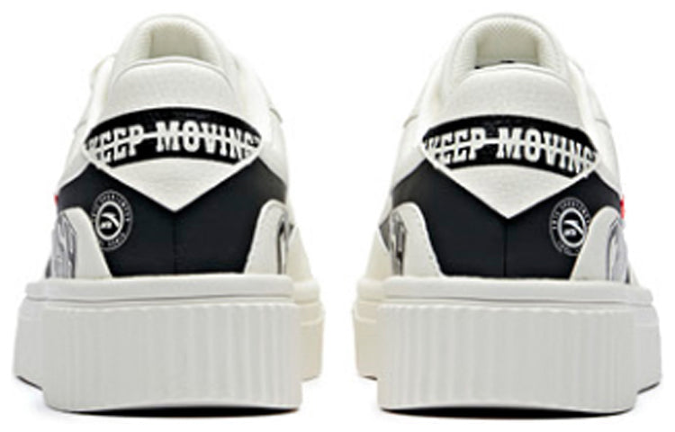 ANTA Skateboarding Series Sneakers 'White Black' 111938021R-4