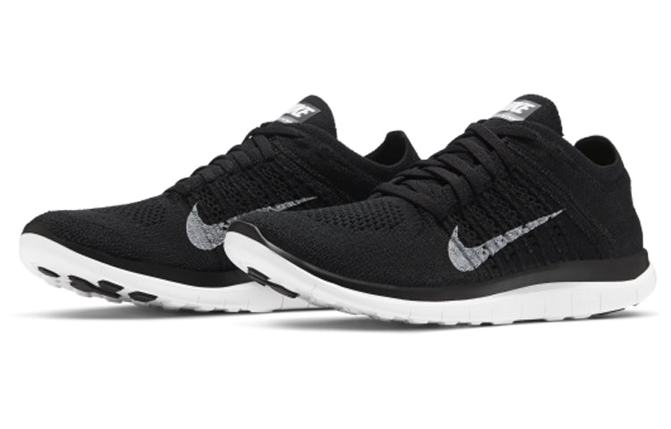 (WMNS) Nike Free 4.0 Flyknit 'Black' 631050-001