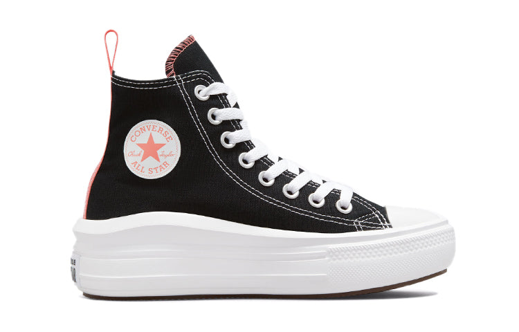 (GS) Converse Chuck Taylor All Star Move High 'Black Pink Salt' 271716C