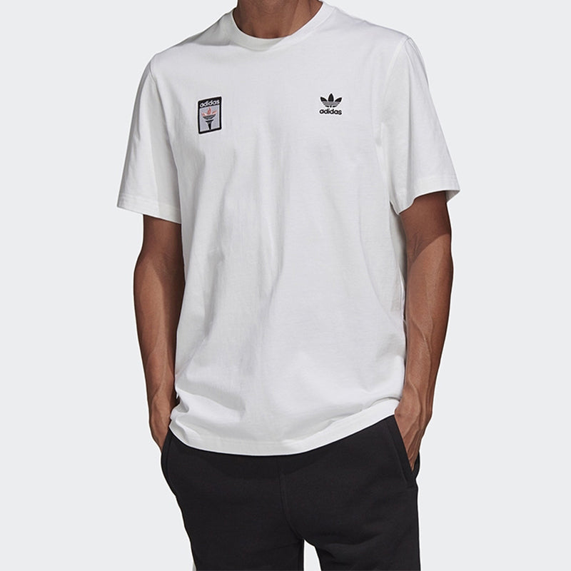 adidas originals Grfx Nr. 7 Soccer/Football Sports Short Sleeve White GK5907