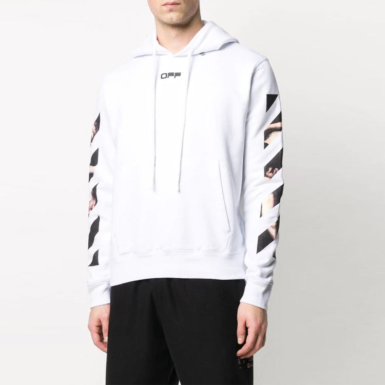 Off-White SS20 Caravaggio Arrow Back Arrows Sketch Mens Logo Normal Fit Sweater OMBB034S20E300040188