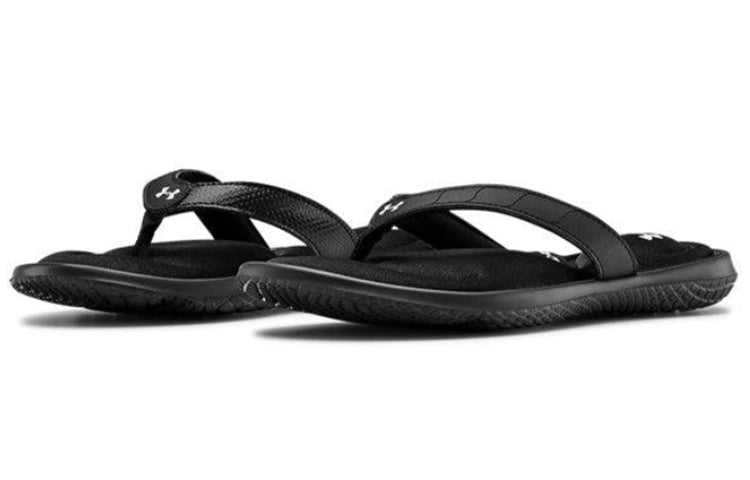 (WMNS) Under Armour Marbella 7 Sandal 'Black White' 3022723-001