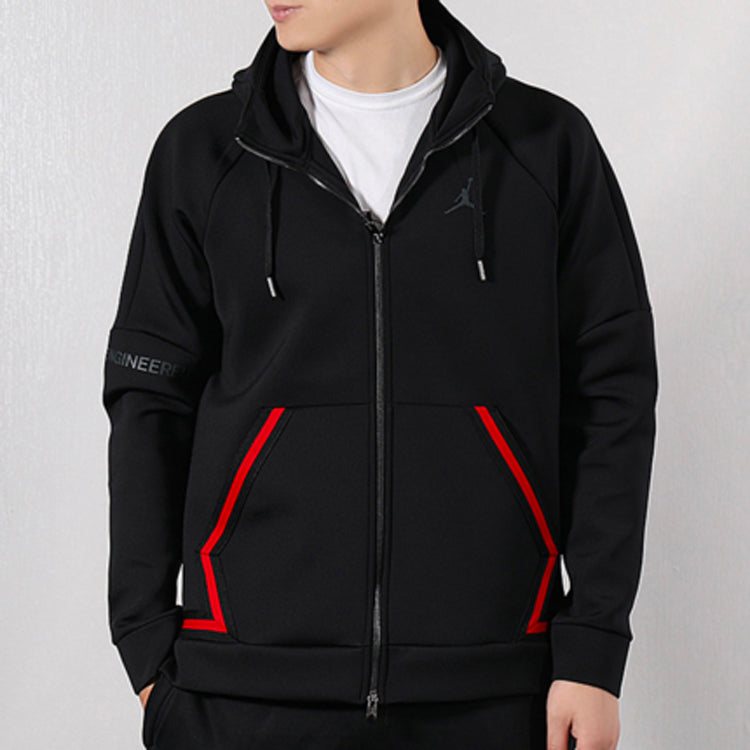 Air Jordan Athleisure Casual Sports Hooded Jacket Black 939941-010