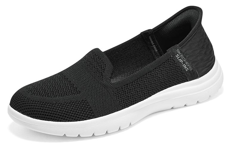 (WMNS) Skechers On-The-Go Flex-Serene Slip-Ins 'Black White' 136541-BKW