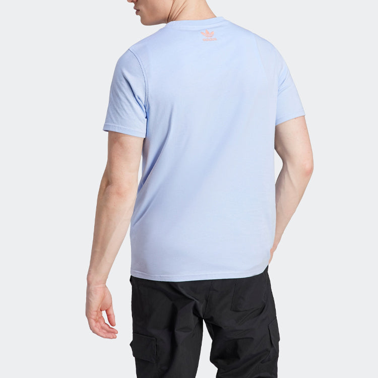 adidas originals Enjoy Summer Graphic Tee 'Blue Dawn' IT8187