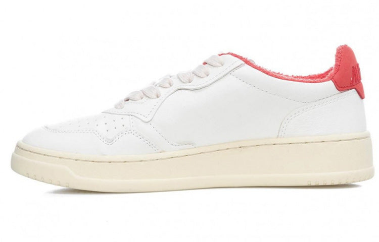 (WMNS) Autry Medalist Leather Low 'Sport White Red' AULW-SP01
