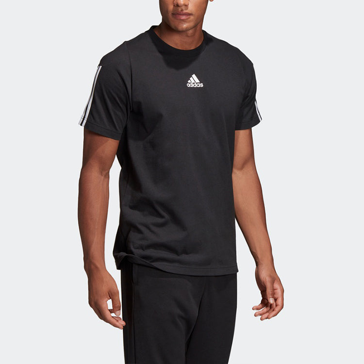 adidas Must Haves 3-Stripes Sport T-Shirt 'Core Black' DT9955