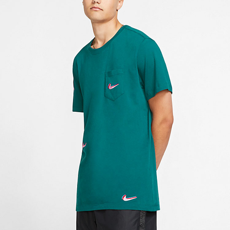 Nike SB Skateboard x Parra Pocket Midnight Turq Tee Dark green BV7055-347