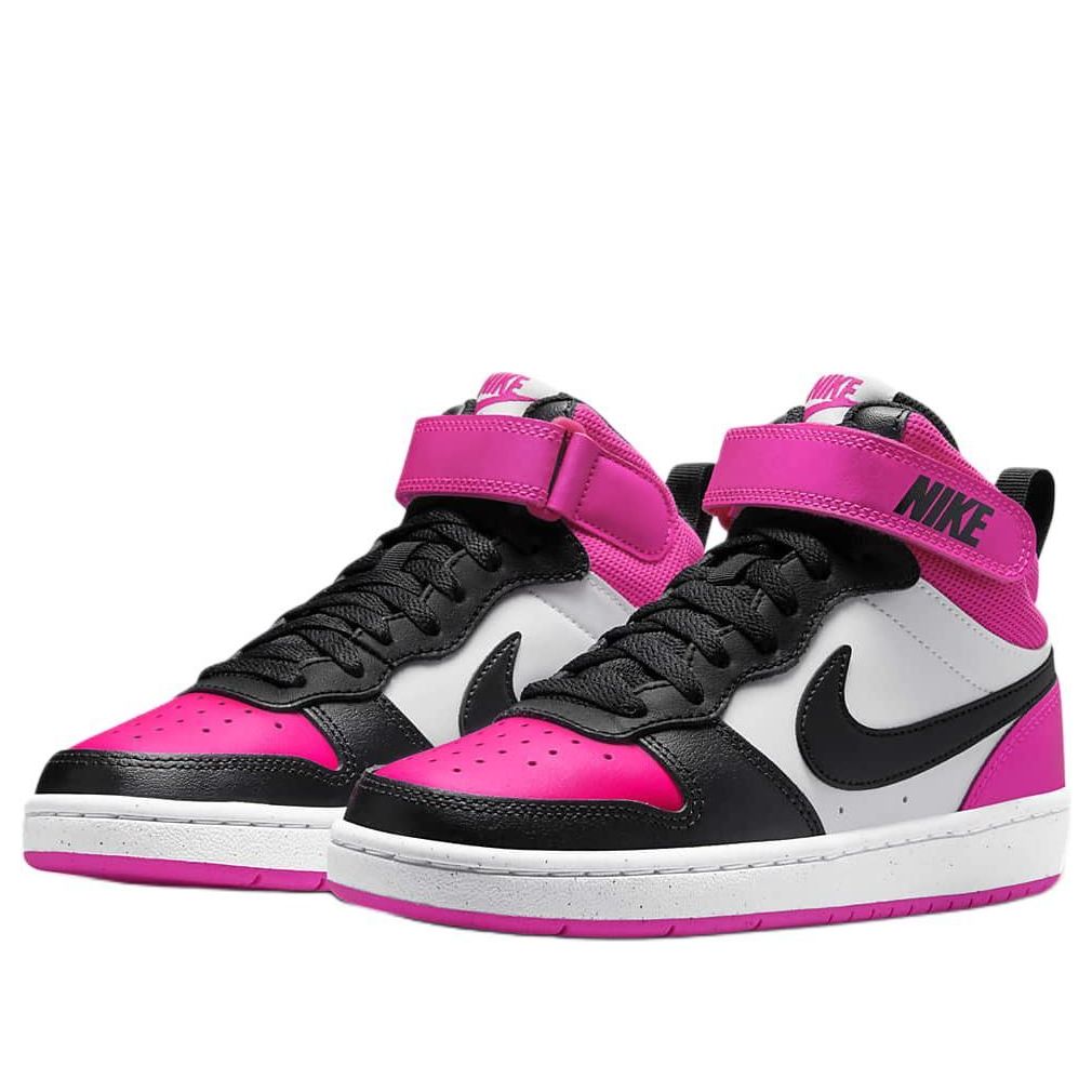 (PS) Nike Court Borough 2 'White Fierce Pink' HV0933-100