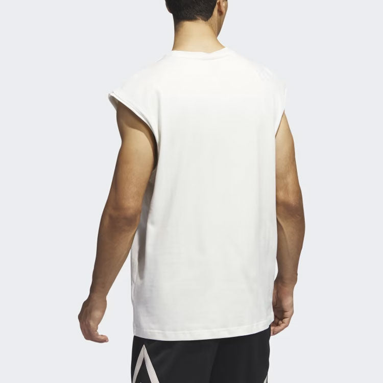 adidas Select Warm-Up Tank Top Logo 'White' IM4219