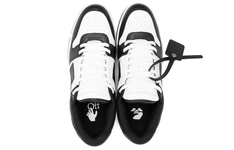 (WMNS) Off-White Out Of Office Low-Top Sneaker 'Black White' OWIA259C99LEA0011001